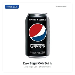 Zero Sugar Cola 330ml Canned Carbonated Soft Drink 24 Cans Bulk