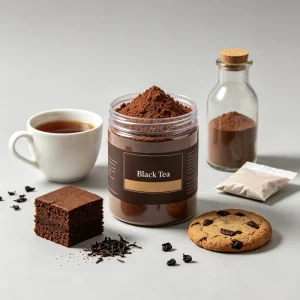 Zhentonghong Food Fast Dissolving Instant Black Tea Powder 30% Polyphenol Content Milk Tea Solid Beverage Applications Vacuum
